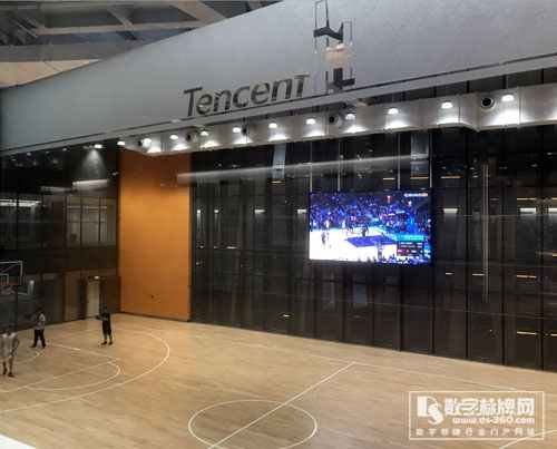 联建小间距黑科技屏空降Tencent滨海大厦